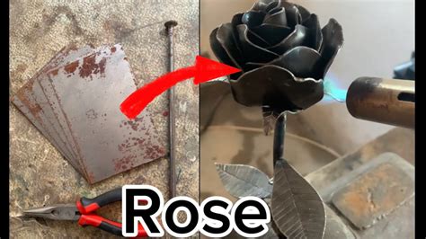 sheet metal roses youtube